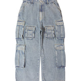 GA×GALFY-安定の別注デニムカーゴパンツ