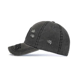 MLB　KOREA-エンボス加工・ダメージウォッシ-CAP