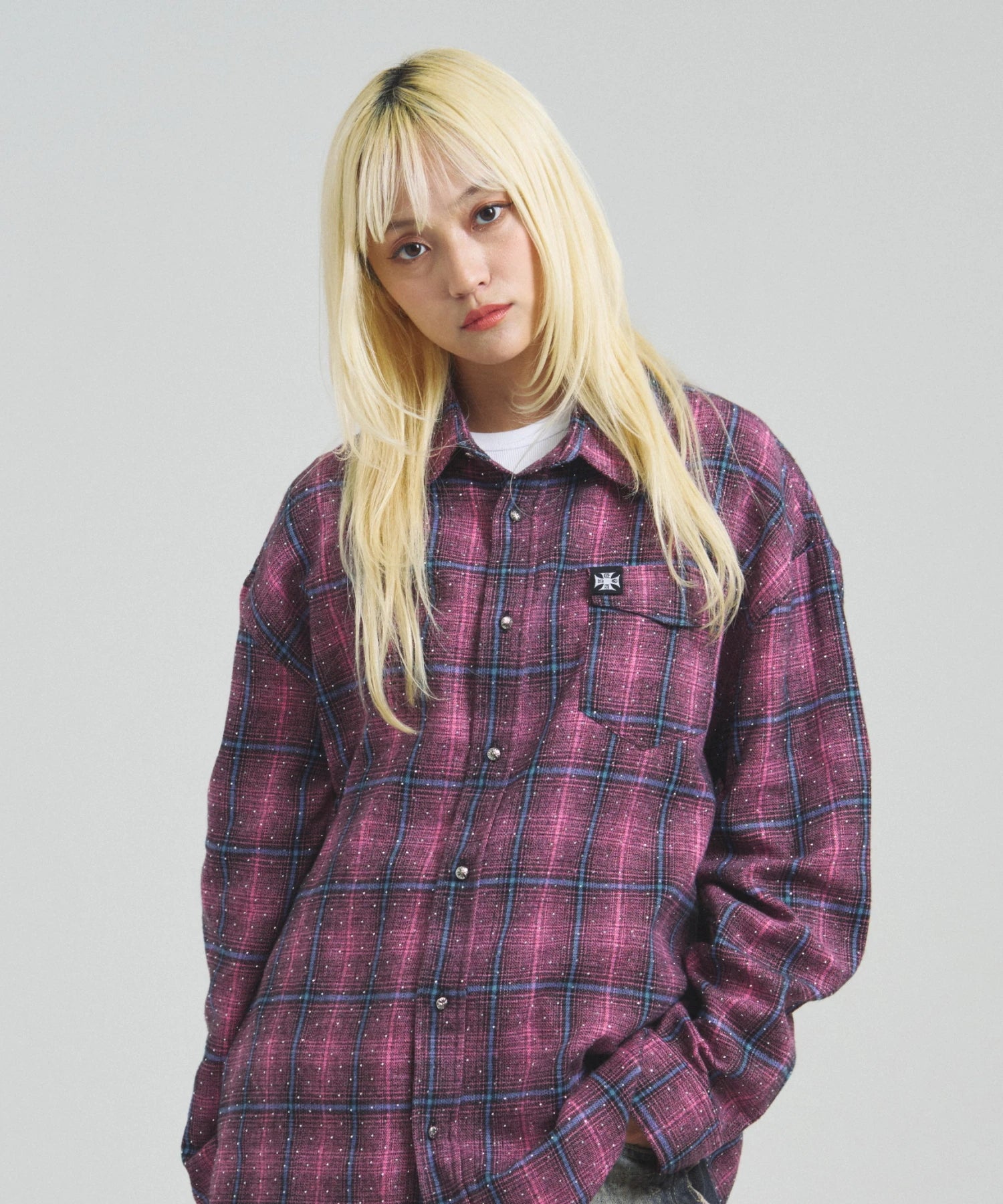 GA STONE-CHECK SHIRT