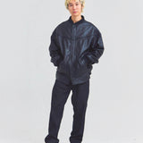 Town craft leather derby jacket