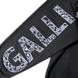 GA LEOPARD-LOGO ZIP HOODIE
