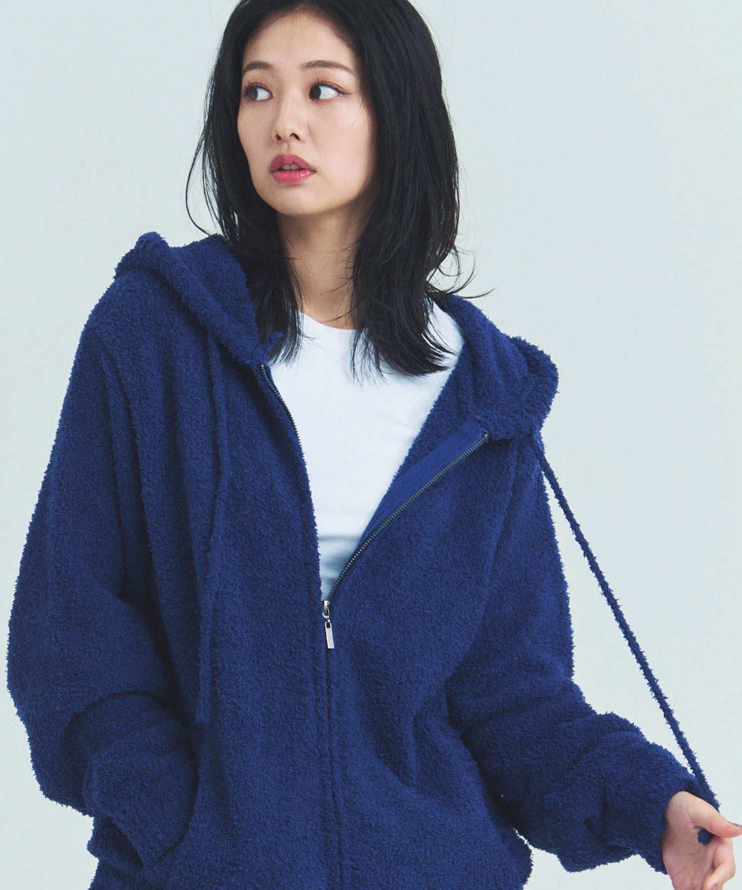 JE ﾓｰﾙﾆｯﾄｼﾞｯﾌﾟﾊﾟｰｶｰ