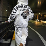 GA×GALFY-安心の背中ロゴのジップパーカー