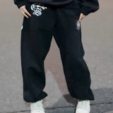 GA×GALFY-安心ロゴのスウェットパンツ