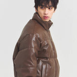 JE-ビンテージPU　パフジャケット