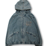 GALFY-ぐるグニャデニムパーカー