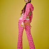 GALFY-フユGAL豹パーカー