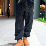 GA×GALFY-きらピカスウェットパンツ