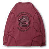 GALFY/ガルフィー 穴の向こうにわんちゃんロンTee