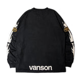 JACKROSE×VANSON×GALFY-炎犬Long Sleeve Tee