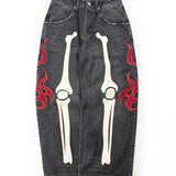 JACKROSE×VANSON×GALFY-骨犬 Buggy Denim Pants