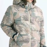 RVCA BACK PRINT PUFFER JKT