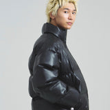 FUBU-GA別注 PU Puffer Jacket