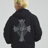 GA STONE-CROSS ZIP HOODIE