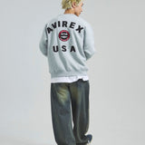 AVIREX -VARSITY LOGO CREW SWEAT