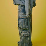 GALFY-ぐるグニャデニムカーゴ