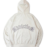 GA SUEDE 刺繍 HOODIE