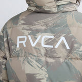 RVCA BACK PRINT PUFFER JKT