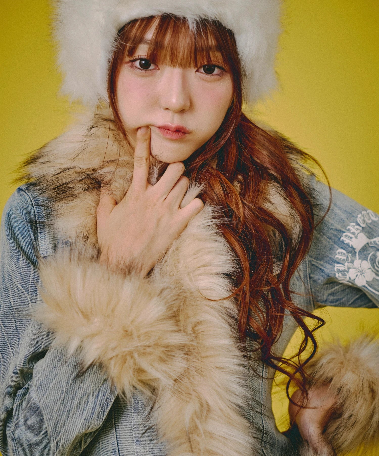 GALFY-ぎゃるちゃんファーデニムJKT