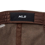 MLB　KOREA-エンボス加工・ダメージウォッシ-CAP