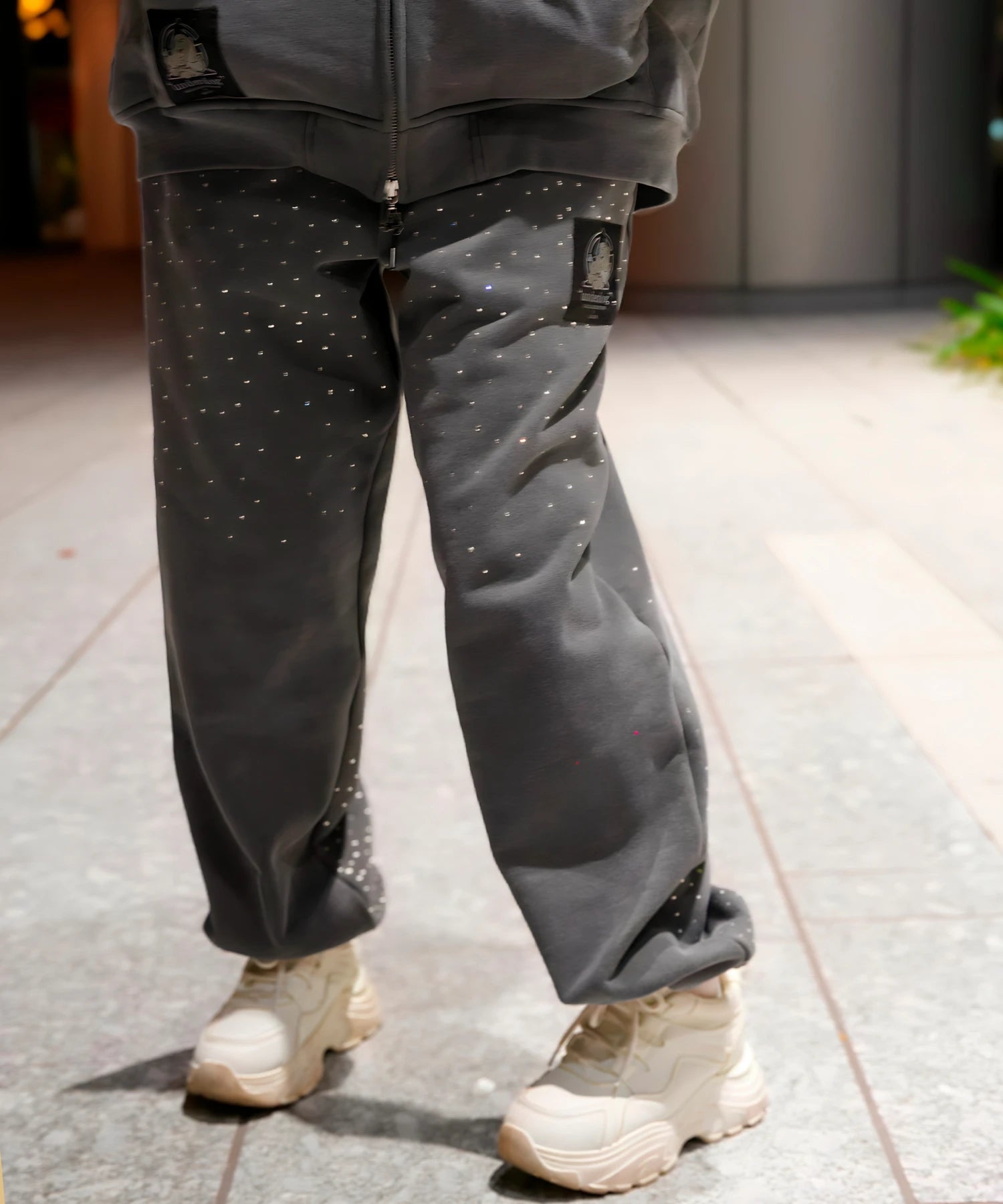 GA×GALFY-きらピカスウェットパンツ