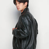 SKOOKUM/LAMB レザー　ブルゾン