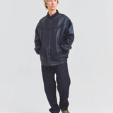 Town craft leather derby jacket