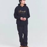 GUNG HO EAZY FATIGUE PANTS -BLACK DENIM/HICKORY-