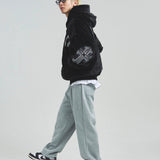 GA CROSS-EMBLEM FUR BLOUSON