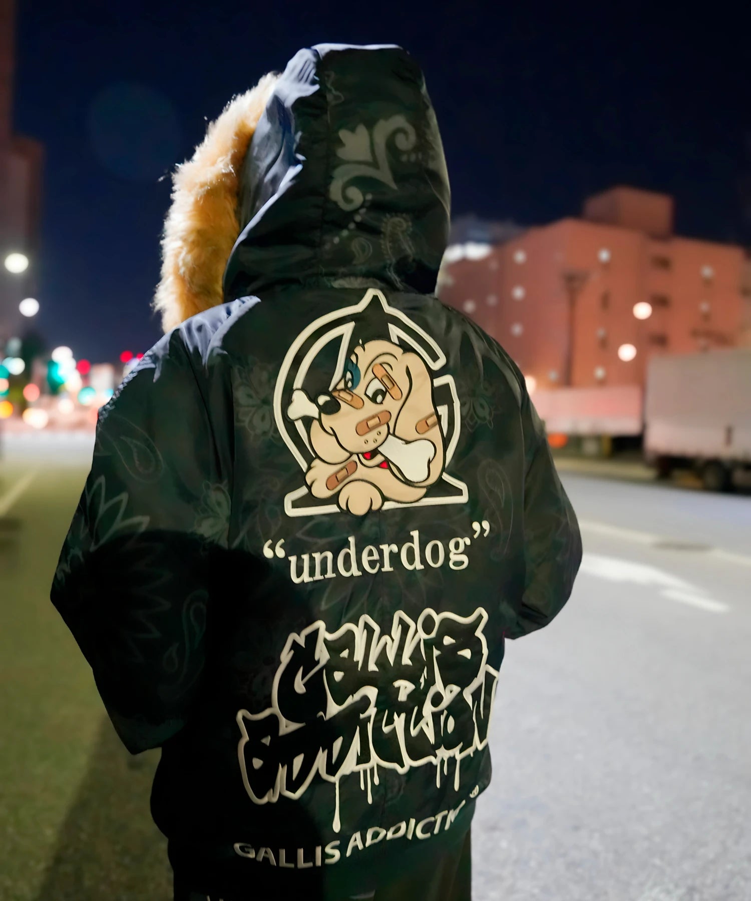 GA×GALFY-安定の別注フードにファーブルゾン