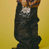 GALFY/ガルフィー ジャラジャラギャル男デニム