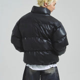 FUBU-GA別注 PU Puffer Jacket