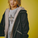 GALFY-ぐるグニャデニムパーカー