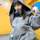 GA×GALFY-安定の別注デニムフードジャケット