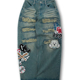 GALFY-ワッペンだらけデニム