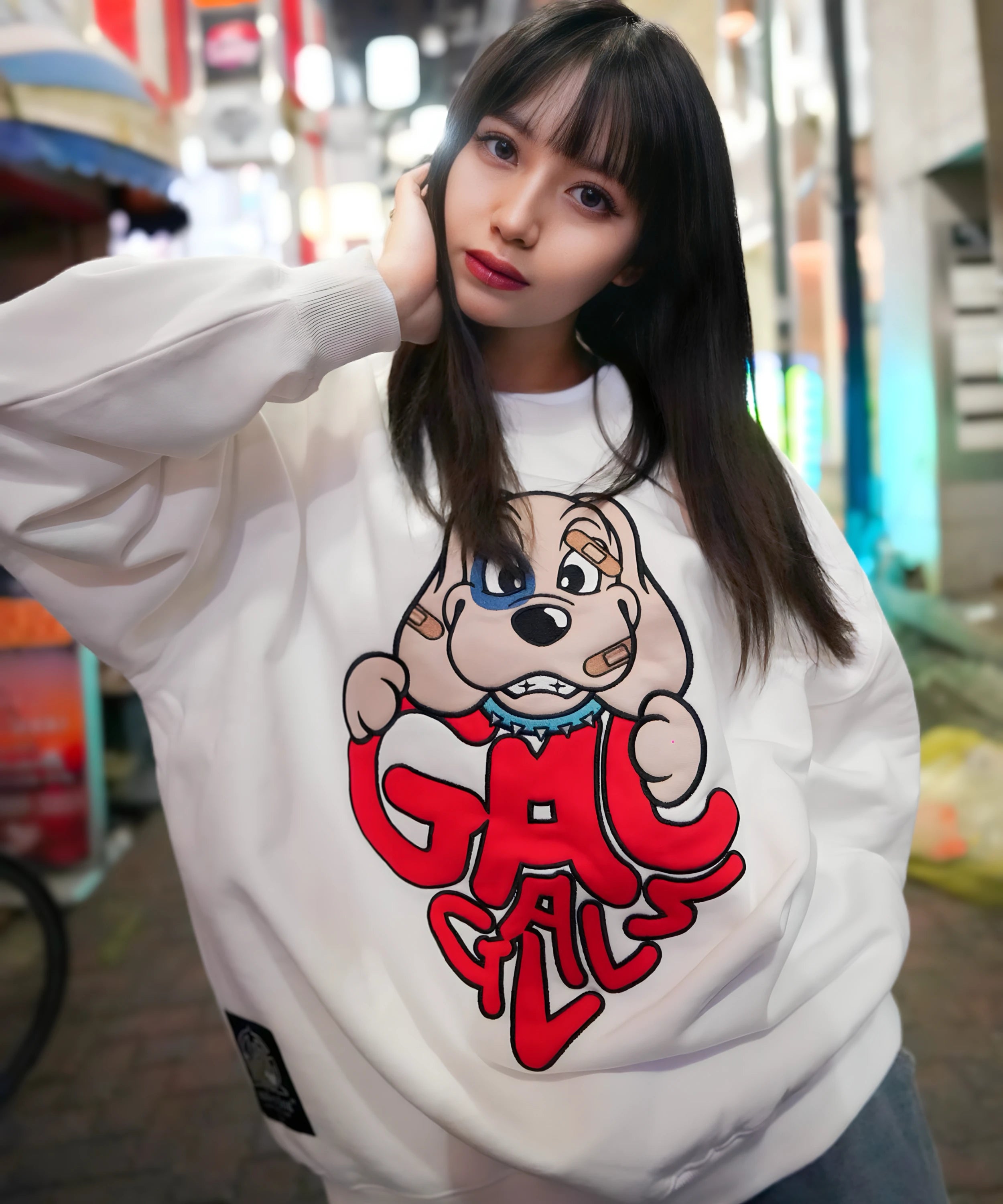 GA×GALFY-わんわんはーとスウェット