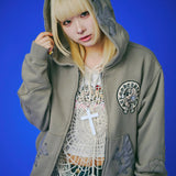 GALFY-百合の紋紋パーカー