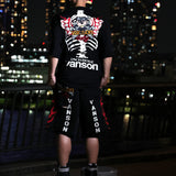 JACKROSE×VANSON×GALFY-骨犬Shorts