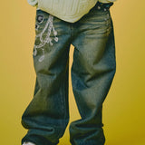 GALFY/ガルフィー ジャラジャラギャル男デニム