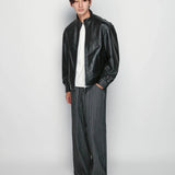 SKOOKUM/LAMB レザー　ブルゾン