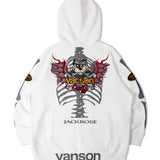 JACKROSE×VANSON×GALFY-骨犬 Zip Hoodie