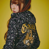 GALFY-フユGAL豹パーカー