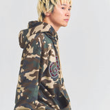 GA STONE 柄ZIP HOODIE