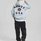 AVIREX -VARSITY LOGO SWEAT PARKA