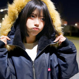 GA×GALFY-安定の別注フードにファーブルゾン