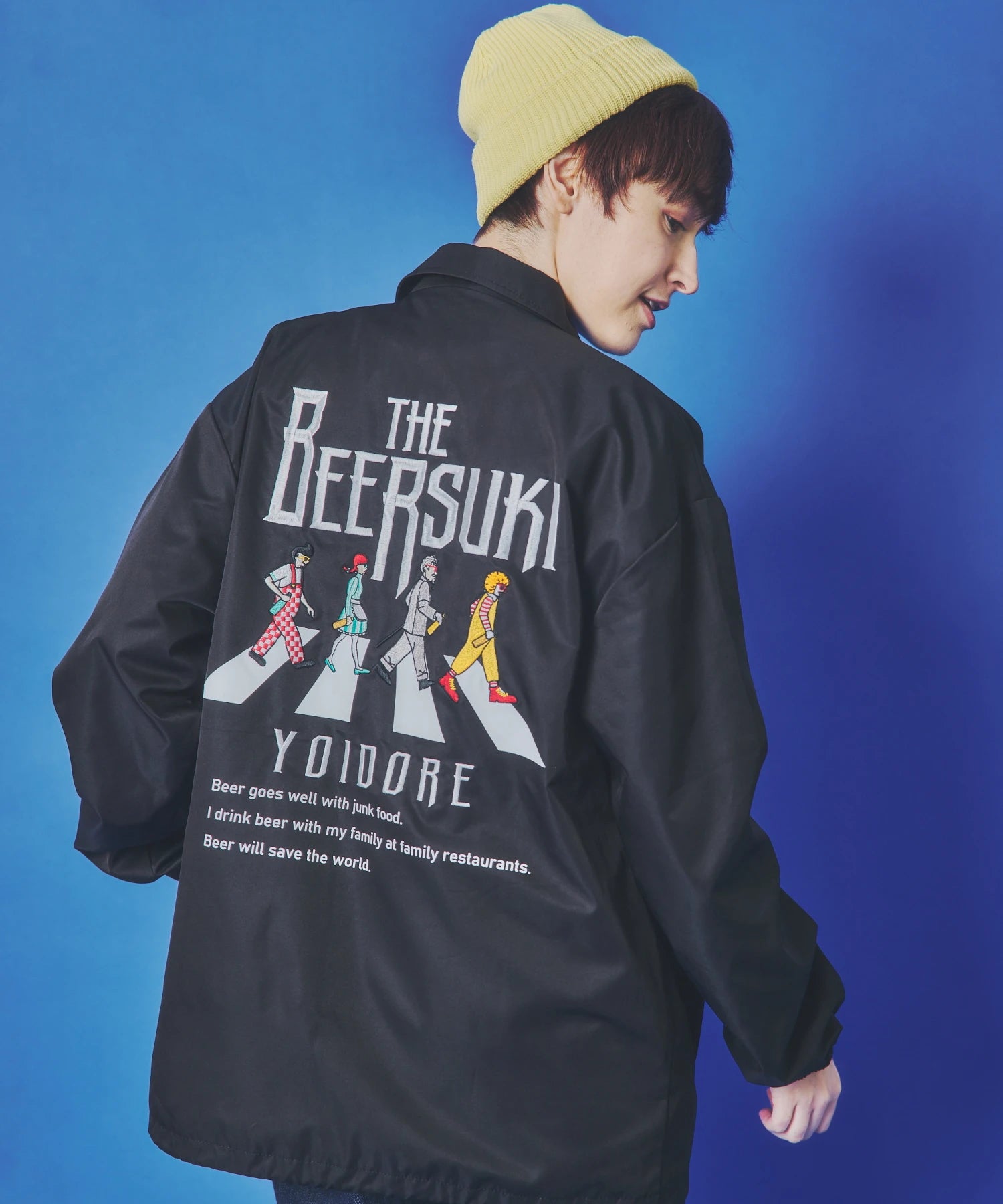 YOIDORE ﾋﾞｰﾙ好き ｺｰﾁｼﾞｬｹｯﾄ