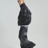 FUBU-GA別注 PU Puffer Jacket