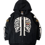 JACKROSE×VANSON×GALFY-骨犬 Zip Hoodie