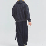 GA STONE 柄ZIP HOODIE