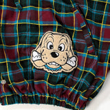 GALFY-ワッペンだらけチェックシャツパーカー